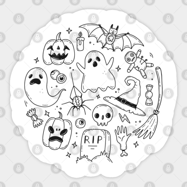 Doodle halloween store